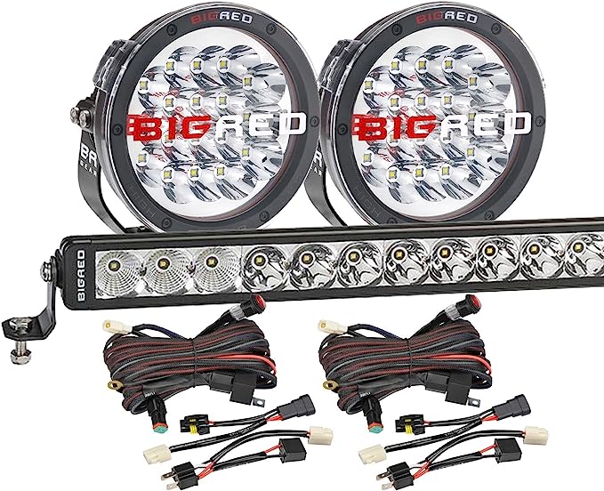 Big Red Gear Outback Travel LED Driving Light Starter Kit